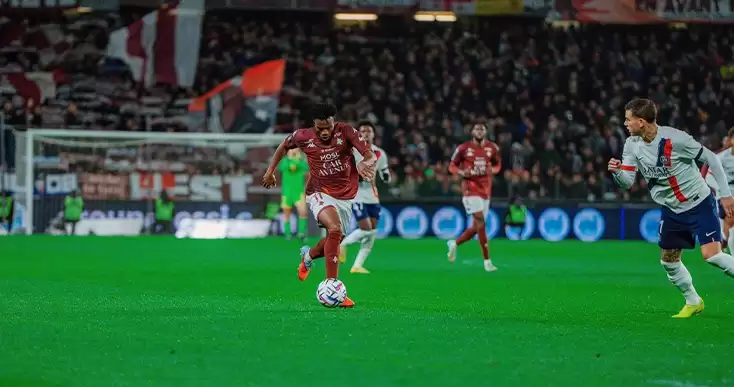 虽败犹荣！梅斯主场惜败法甲欧洲双冠王巴黎圣日耳曼–梅斯足球俱乐部中文站–图1